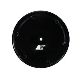 KEIZER ALUMINUM WHEELS, INC. 15mc6b Keizer Aluminum Wheels Inc. 15 Inch Mud Cover with Quick Release Fastener, Black Powder Coat