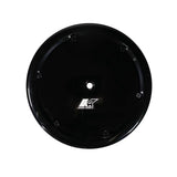 KEIZER ALUMINUM WHEELS, INC. 15mc6b Keizer Aluminum Wheels Inc. 15 Inch Mud Cover with Quick Release Fastener, Black Powder Coat