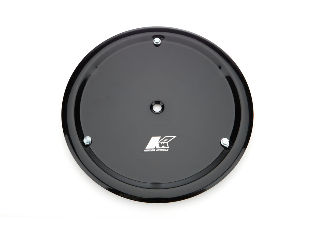 KEIZER ALUMINUM WHEELS, INC. 15MCBOB Mudcover 15in Black w/3 5/16-18 Bolts