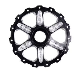 KEIZER ALUMINUM WHEELS, INC. 2splnP36 Keizer Aluminum Wheels Inc. Wheel Center Section 2in x 36 Spline, 12-Bolt, Aluminum, Black Anodized / Machined Finish