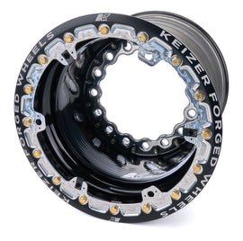 KEIZER ALUMINUM WHEELS, INC. W15145FBLB Wheel Wide 5 15x14 5in BS Forged Beadlock Black