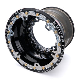 KEIZER ALUMINUM WHEELS, INC. W15146FBLB Wheel Wide 5 15x14 6in BS Forged Beadlock Black