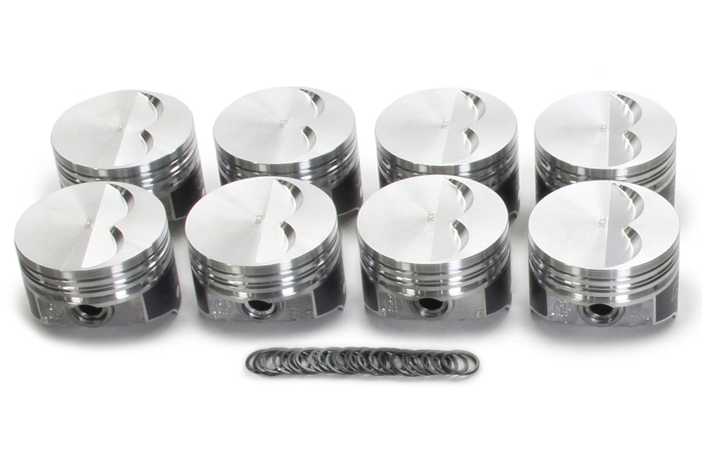 KB PERFORMANCE PISTONS KB120.STD SBC Flat Top Piston Set 4.000 Bore -7cc