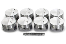 Load image into Gallery viewer, KB PERFORMANCE PISTONS KB120.STD SBC Flat Top Piston Set 4.000 Bore -7cc