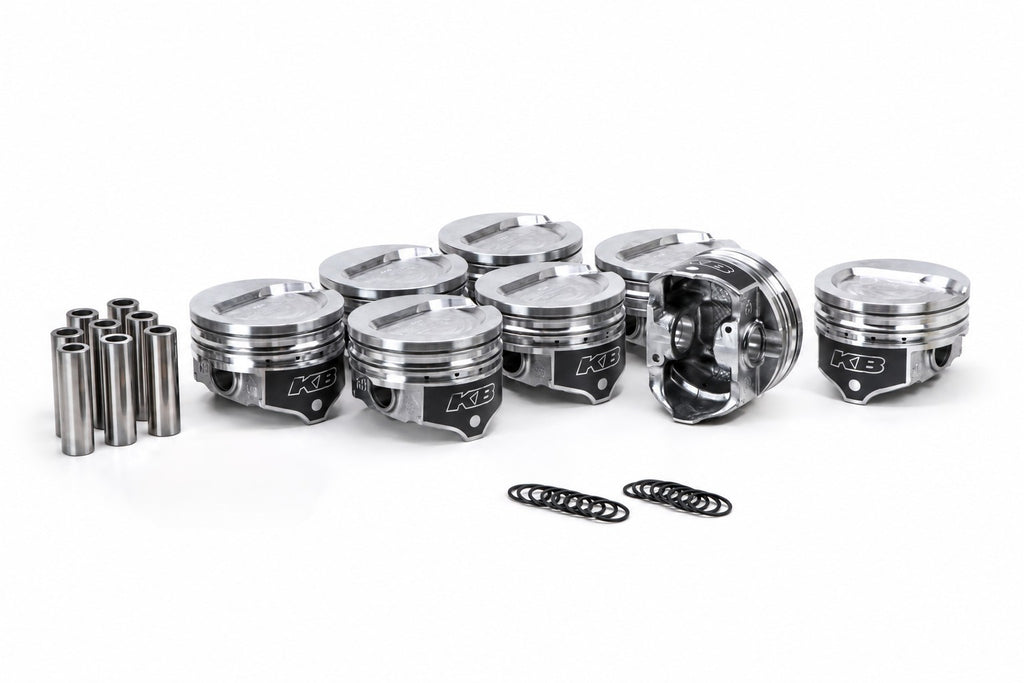 KB PERFORMANCE PISTONS KB138.060 KB Performance Pistons KB138.060 Hypereutectic Dished Pistons, 4.420 in Bore, -22cc, Big Block Ford, Set of 8