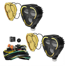 KC HILITES 284 Flex Era 3 Dual Mode SAE Fog Light Kit Pair