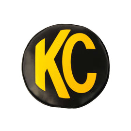 KC HILITES 5102 Light Covers 6in Round Black w/Yellow Soft