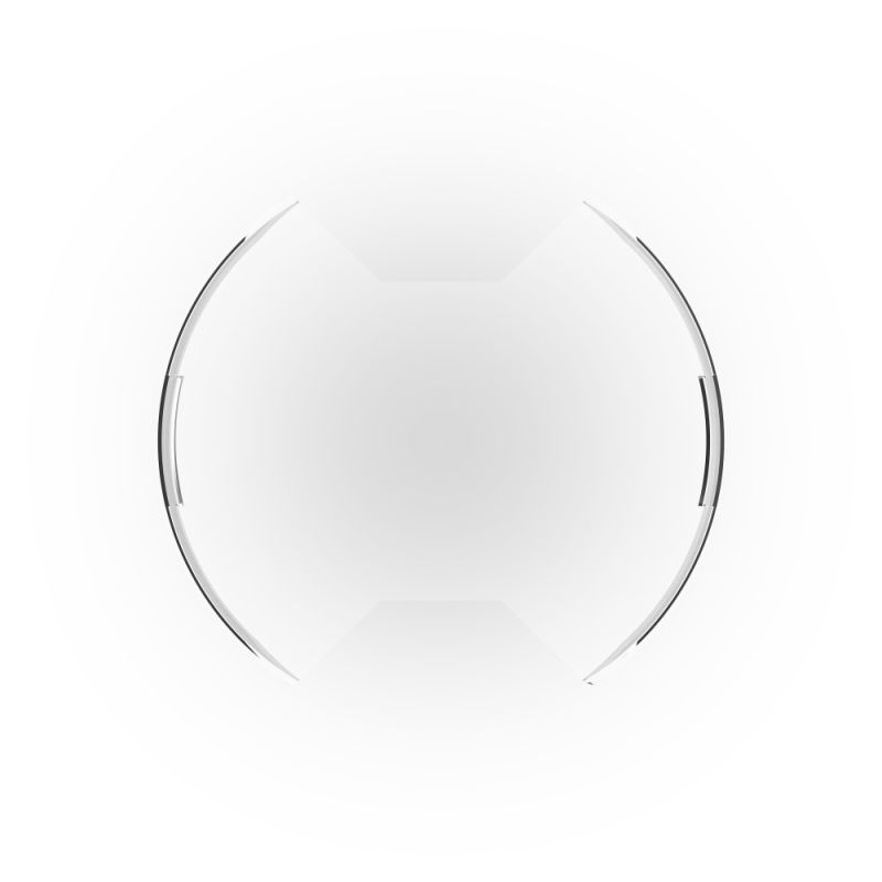 KC HILITES 5207 SlimLite 8in LED Light Cover Clear