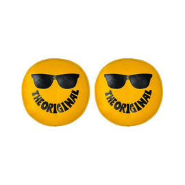KC HILITES 5805 Vinyl Cover 8in Round Yellow w/Smiley Sunglass