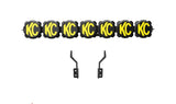 KC HILITES 91346 Gravity LED Pro6 Front Bumper 7 Light Bar Kit