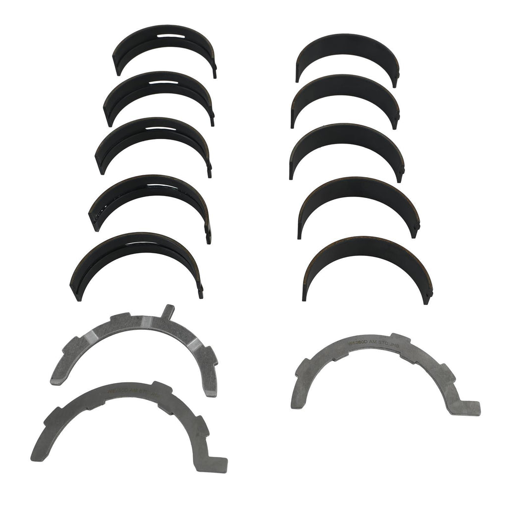 KING BEARINGS MB5824XPC KING BEARINGS Main Bearing Set for Ford 5.4L/5.8L Modular Engines - Coated XP Standard Kit (Part MB5824XPC)