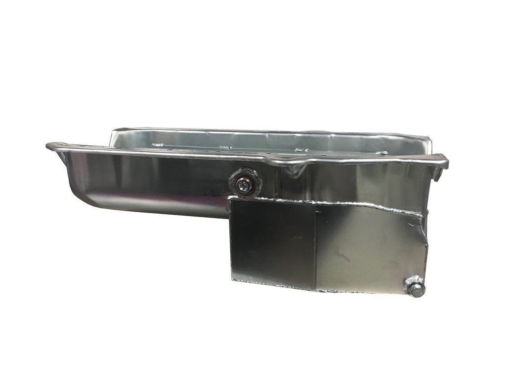 KEVKO OIL PANS & COMPONENTS 1086 SBC Oil Pan Claimer 6qt LH Dipstick 57-79