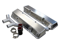 Load image into Gallery viewer, KEVKO OIL PANS &amp; COMPONENTS VC208-5CO2 SBC Fab Valve Cover Set Dual Crossover Breather