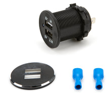 Load image into Gallery viewer, KEEP IT CLEAN KICUSB02 Black Dash Mount Dual Port USB Charger