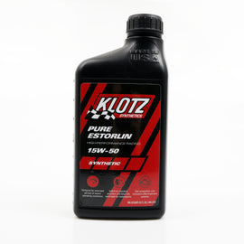 KLOTZ SYNTHETIC LUBRICANTS KE-955 Pure Estorlin Synthetic Oil 15w50 1 Quart