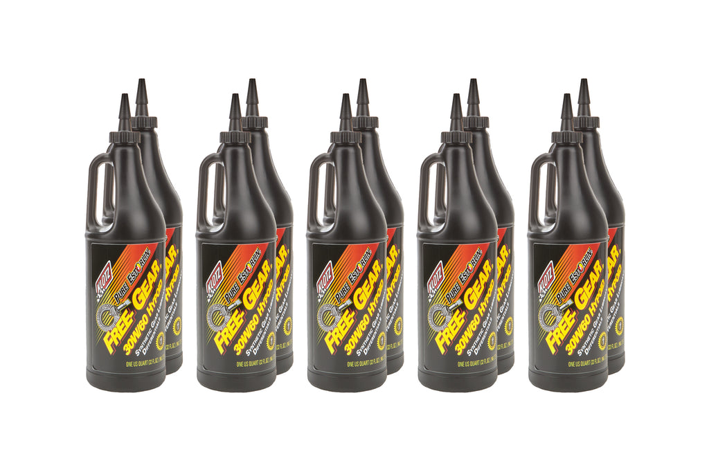 KLOTZ SYNTHETIC LUBRICANTS KE-966-10 Pure Estorlin Qualifier Gear Oil 30w60 Cs 10x1Qt