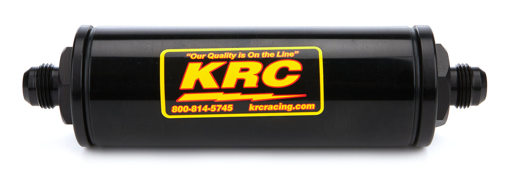 KLUHSMAN RACING PRODUCTS 4708BK #8AN Stainless Fuel Filter Short