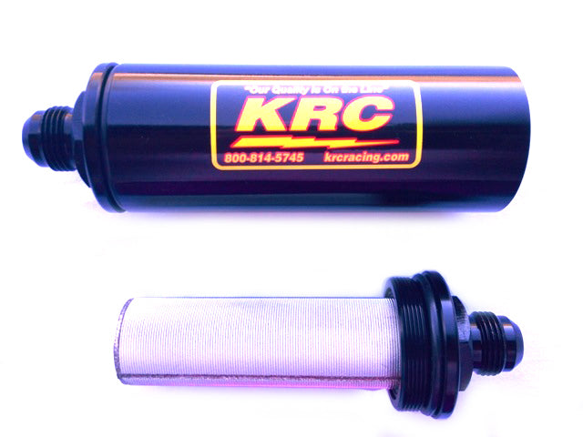 KLUHSMAN RACING PRODUCTS 4710BK #10AN Stainless Fuel Filter