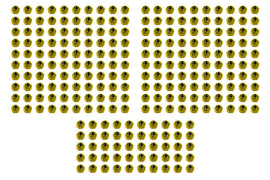 KLUHSMAN RACING PRODUCTS 8208X Lugnut 250Pk 5/8-18 Steel Single Coated