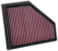Load image into Gallery viewer, K AND N ENGINEERING 33-3136 K&amp;N Engineering Replacement Air Filter 33-3136 for BMW - Reusable Cotton Panel Filter - 10.688 x 9.156 in