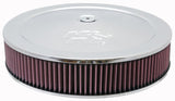 K AND N ENGINEERING 60-1430 14in x 3in- 7/8in Drop Air Cleaner Assembly