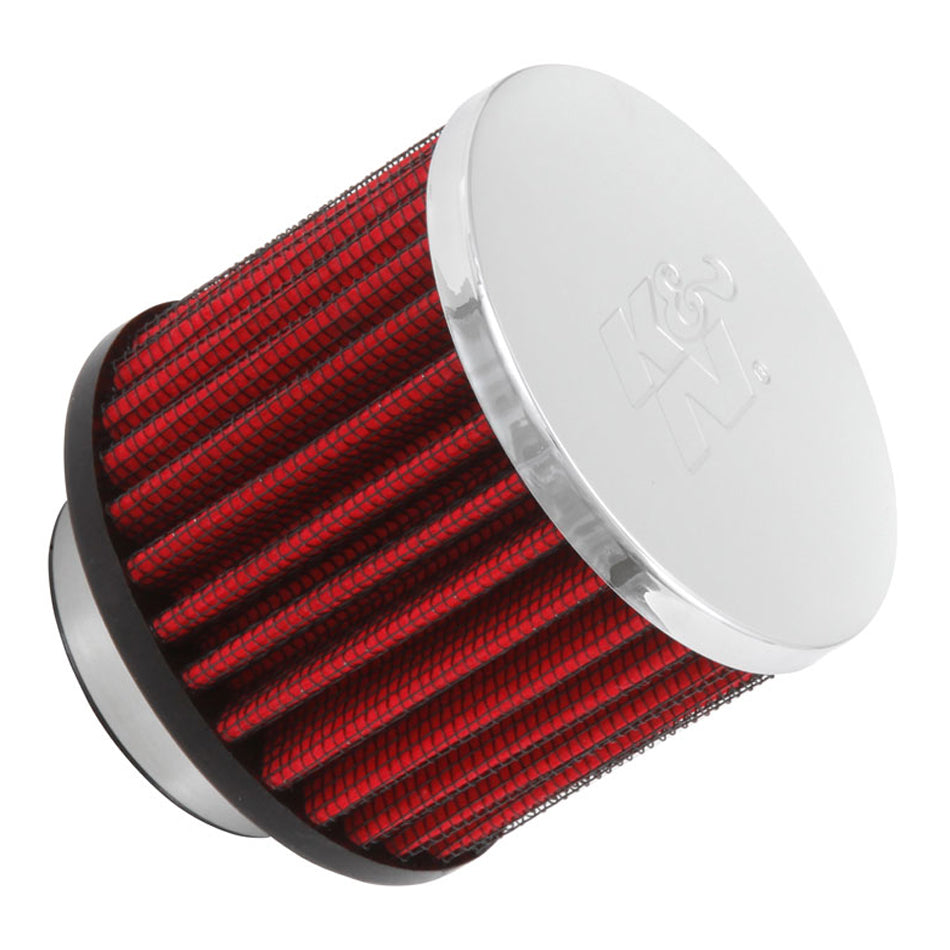 K AND N ENGINEERING 62-1460 1.5in Breather No Shield Chrome Top