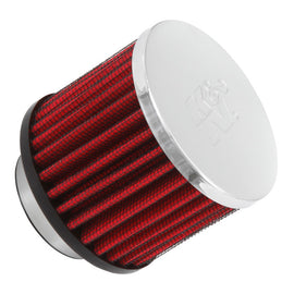 K AND N ENGINEERING 62-1460 1.5in Breather No Shield Chrome Top