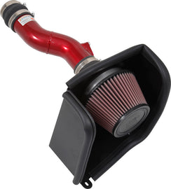 K AND N ENGINEERING 69-1504TR K&N Engineering 69-1504TR Air Intake System for Honda Civic 2017-2020 - Reusable Oiled Filter, Aluminum with Red Powder Coat