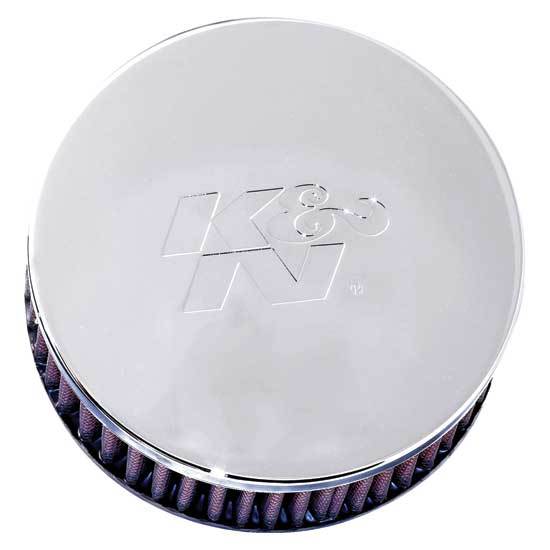 K AND N ENGINEERING RC-0850 K&N Engineering RC-0850 Clamp-On Round Air Filter - 5.125 inch Diameter, Reusable Cotton Media