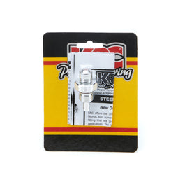 KRC POWER STEERING 25306000 Alum Flow Valve -6AN Male ID - 6