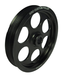 KRC POWER STEERING 40160600 P/S Pump Pulley 6in Serpentine Press On