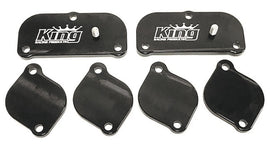 KING RACING PRODUCTS 2100 Exhaust Cover Kit Billet Spread Port