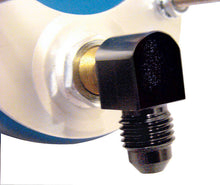 Load image into Gallery viewer, KING RACING PRODUCTS 2176 Oil Pressure Fitting #4 90 Deg Black