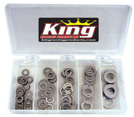 KING RACING PRODUCTS 2720 Stainless Washer Kit .030 145pc