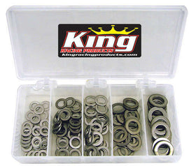 KING RACING PRODUCTS 2725 Stainless Washer Kit .060 145pc