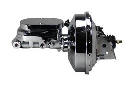 LEED BRAKES 2F6 9in Chrome Brake Booster 1-1/8in Bore Flat Top