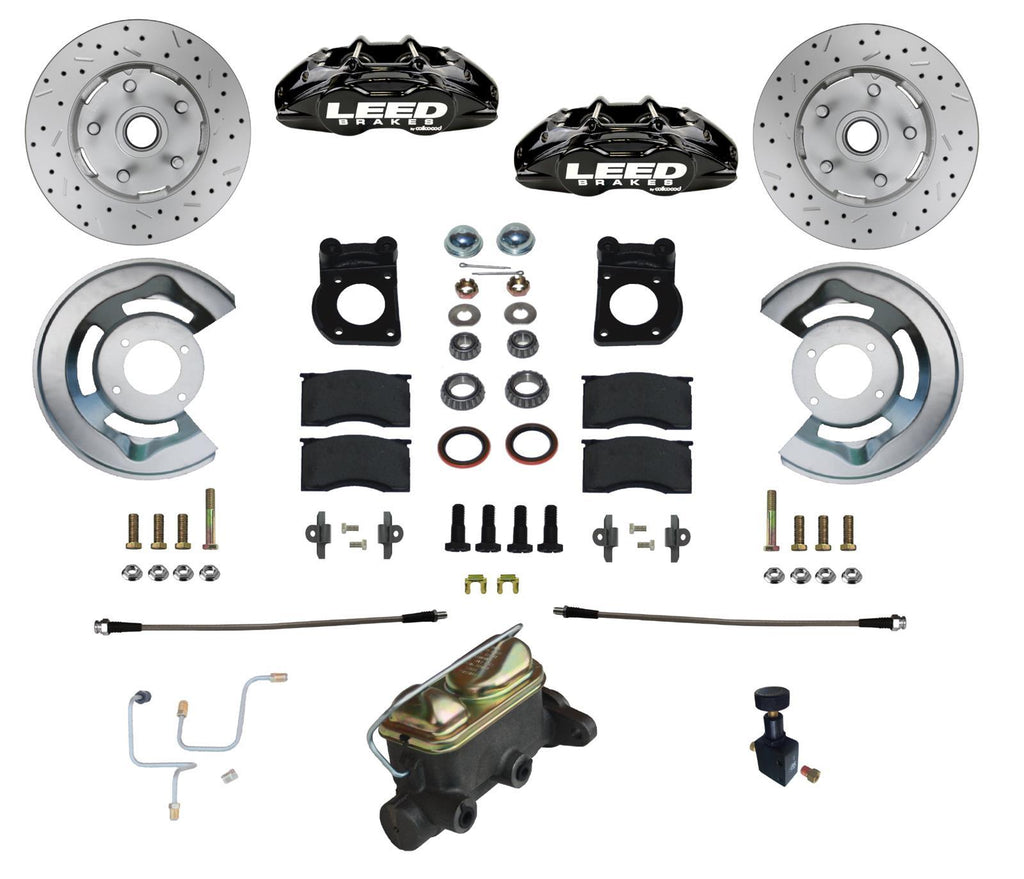 LEED BRAKES BFC0005-405X 65-66 Mustang Brake Conversion Kit
