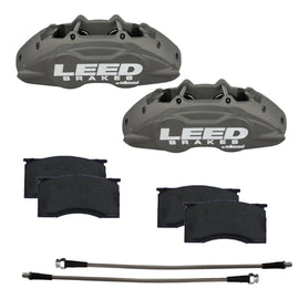 LEED BRAKES CC0005 64-67 Mustang Brake Caliper/Pad Kit Anodized