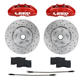 LEED BRAKES RCC0005RKX 64-67 Mustang Brake Caliper/Pad/Rotor Kit