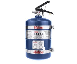 LIFELINE USA 106-001-014-B LIFELINE USA Fire Suppression Bottle Zero 2020 3.0 LTR FIA Approved AFFF Steel Cylinder