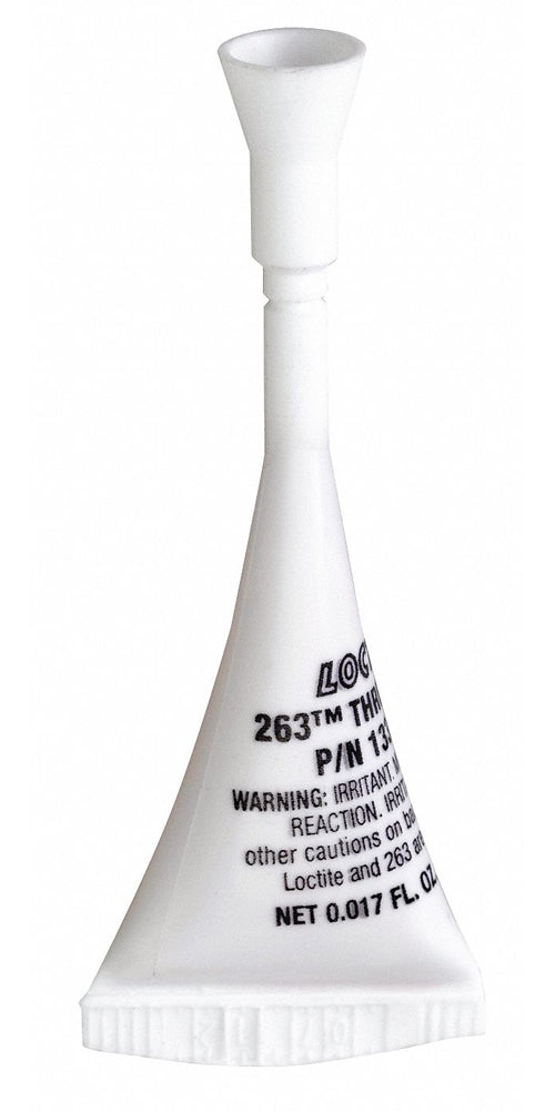 LOCTITE 1330582 LOCTITE Threadlocker 263 High Strength Red, 0.017 oz Capsule - Pack of 100