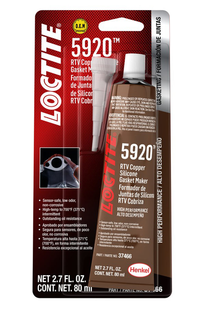 LOCTITE 491984 RTV 5920 Copper Silicone 80ml/2.7oz