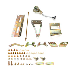 LOKAR CM4L60EEMP Shifter GM 4L60E Chrome 8in Single Bend Lever