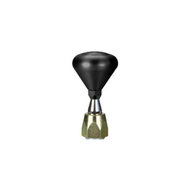 LOKAR ES6L80HMB ES Shifter GM 6L80 Chrom e 4in Mush Black Knob