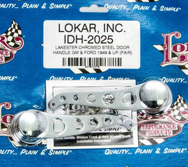 LOKAR IDH-2025 49-Up GM/Ford Door Handles Chrome Pair