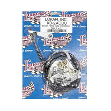 Load image into Gallery viewer, LOKAR KD-2AODU Ford AOD Trans Kick Down Cable Black