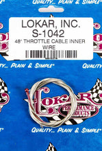 Load image into Gallery viewer, LOKAR S-1042 Lokar S-1042 Inner Throttle Cable, 48 Inches - Stainless Steel for Smooth Operation