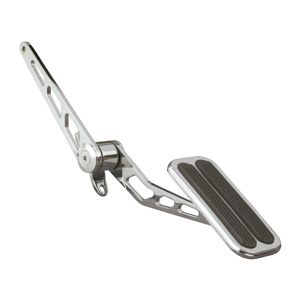 LOKAR SG-6016 XL Chrome Steel Throttle Pedal - Spr. Loaded