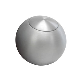 LOKAR SK-6920 2in Shift Knob Solid Round Brushed w/Button