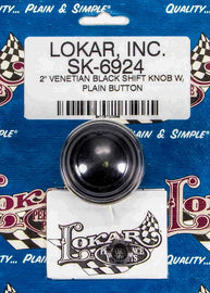 LOKAR SK-6924 2in Shift Knob Venetian Black w/Button